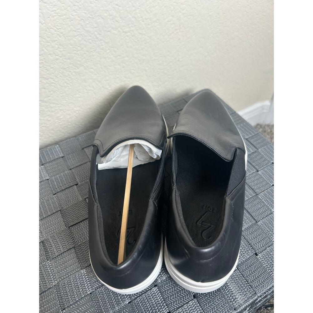 NEW 27 Edit Naturalizer Tyra Slip On Women's Size 7.5 Black Leather Shoes Office - Picture 6 of 13